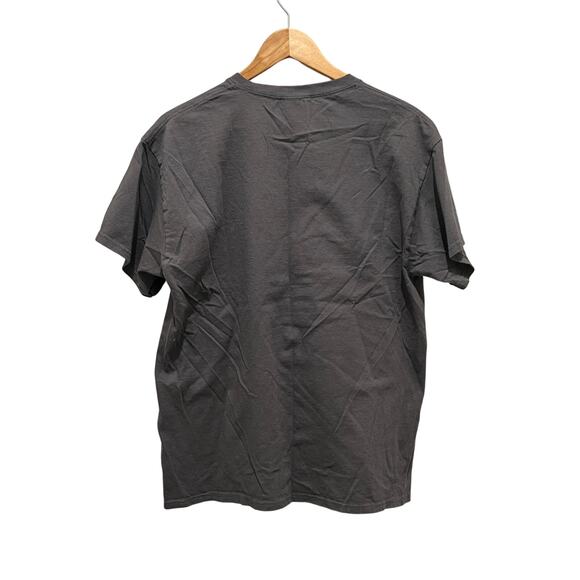 CHICKEN NUGGETS Gray Sz Large Cotton Tee Shirt S/S Graphic Print Funny Joke - Picture 3 of 4